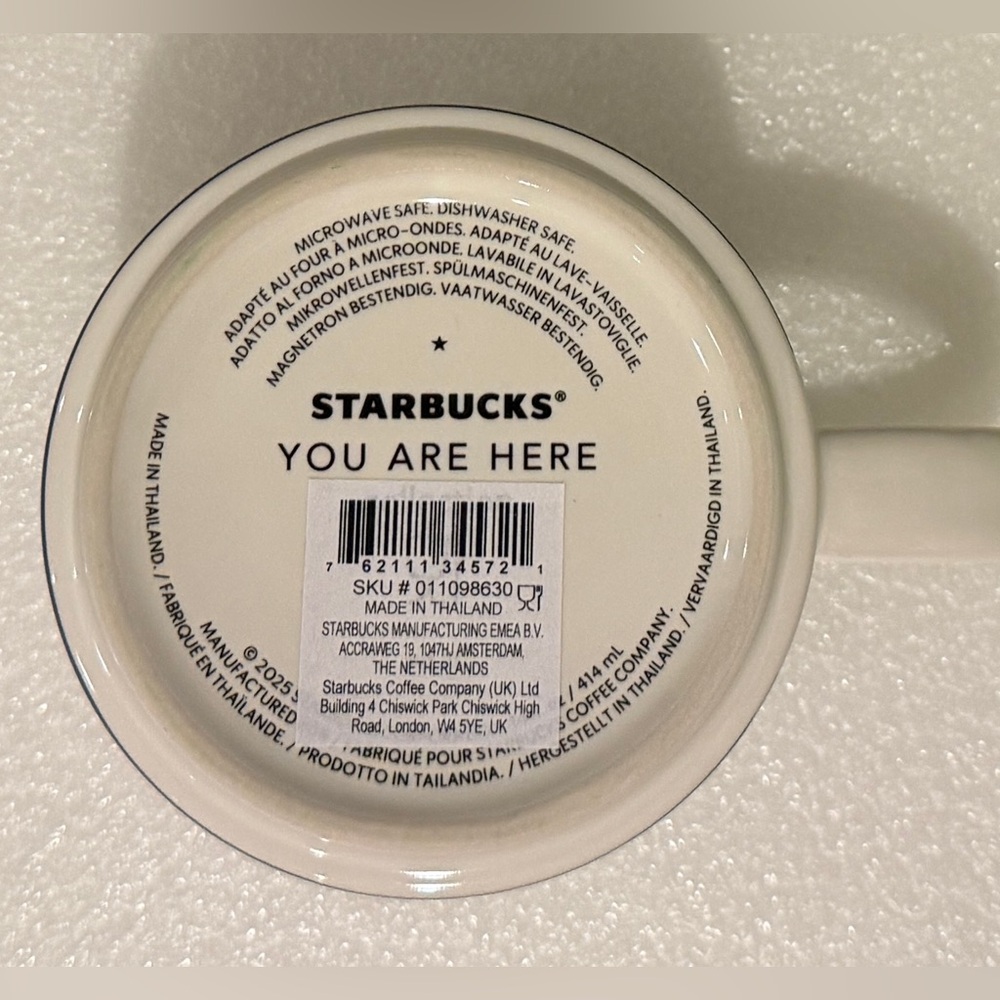 Starbucks Bergen Norway You Are Here Series Mug YAH NIB - Picture 6 of 6